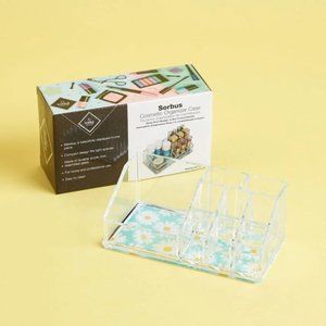 Daisy Print Makeup Organizer